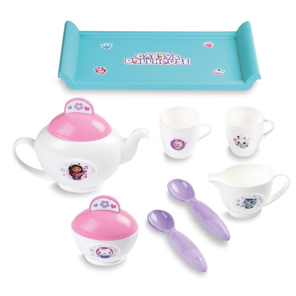 Smoby - Gabby's Dollhouse Tea Set - 8 Pcs