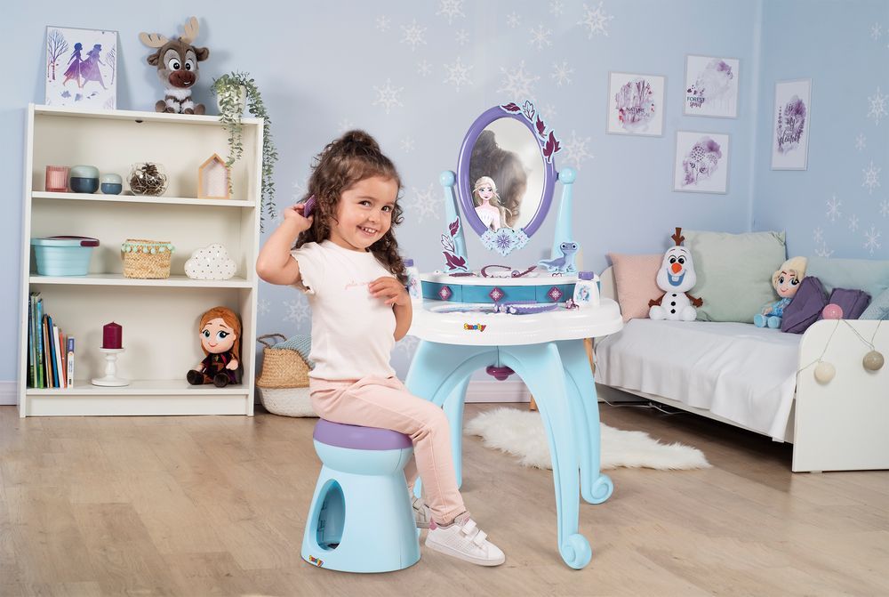 Smoby - 2-In-1 Dressing Table - Frozen