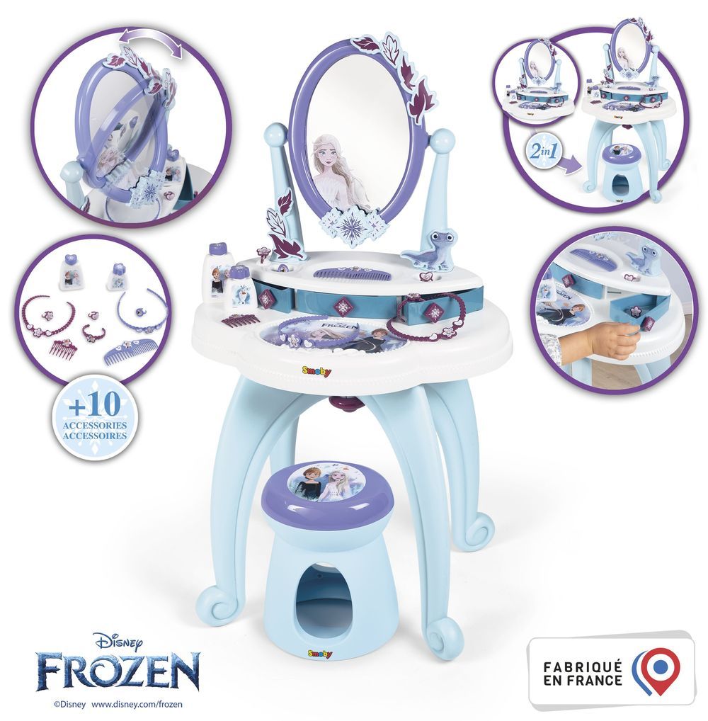 Smoby - 2-In-1 Dressing Table - Frozen