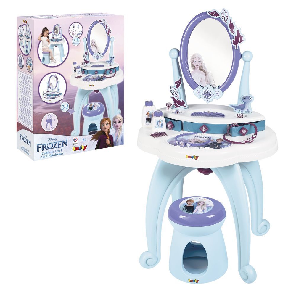 Smoby - 2-In-1 Dressing Table - Frozen