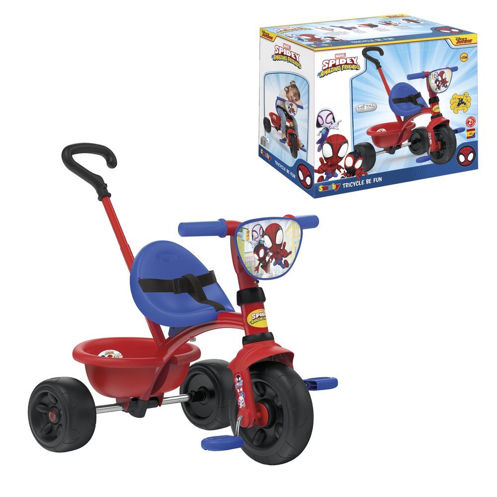 Smoby - Be Fun Tricycle - Spidey And His Amazing Friends