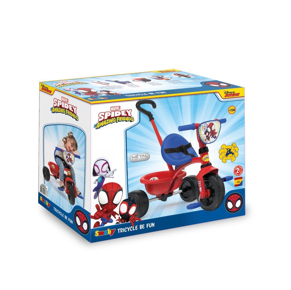 Smoby - Be Fun Tricycle - Spidey And His Amazing Friends