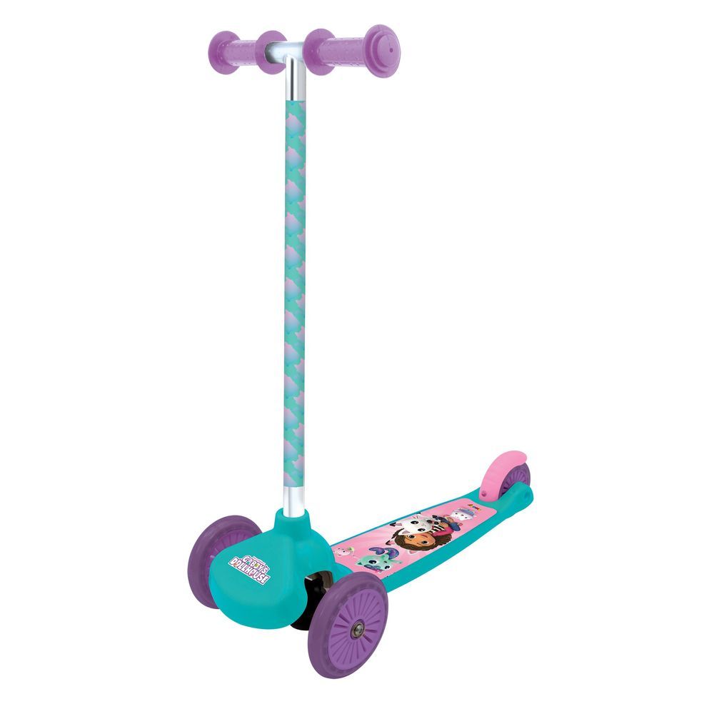 Smoby - 3-Wheel Twist Scooter - Gabby's Dollhouse