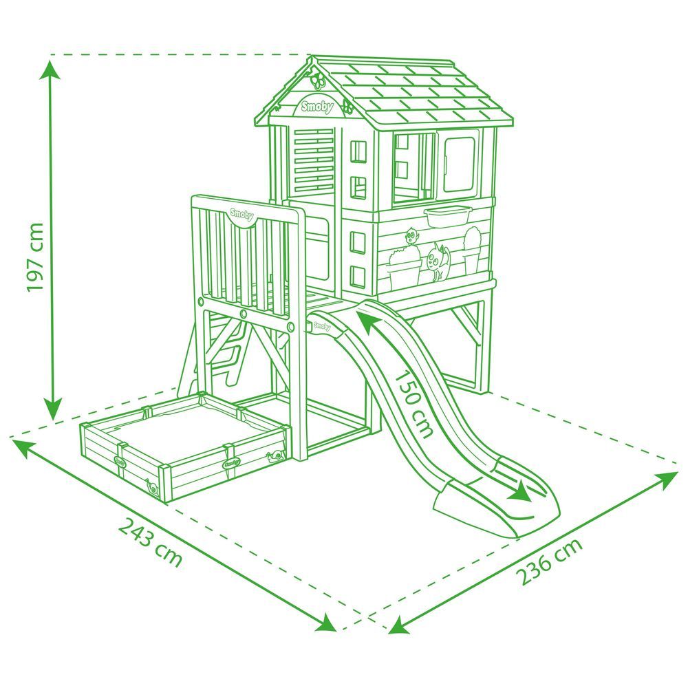 Smoby - Stilt House Square