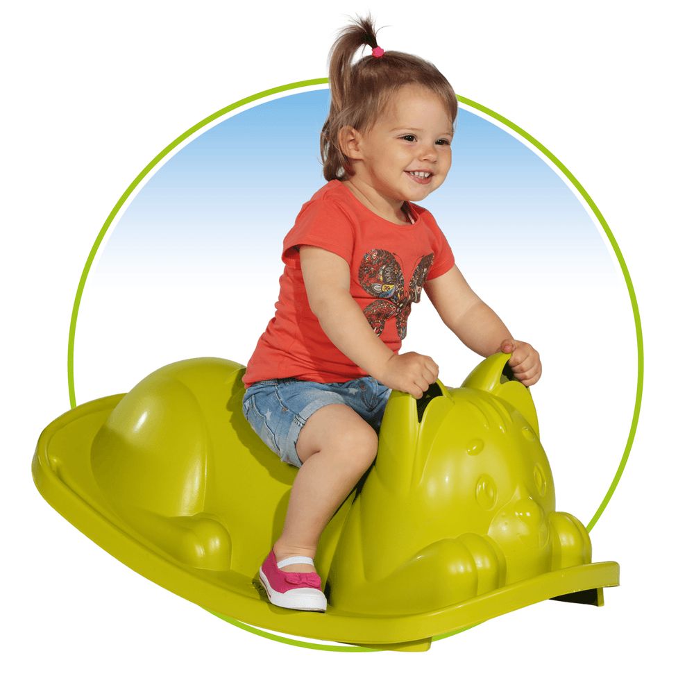 Smoby - Kids Cat Rocker - Green