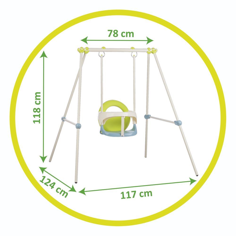 Smoby - Portique Metal Swing - 118Cm