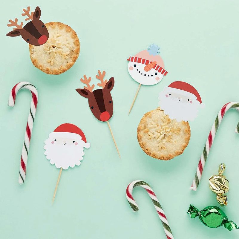 Hootyballoo - Festive Food Picks - 12pcs