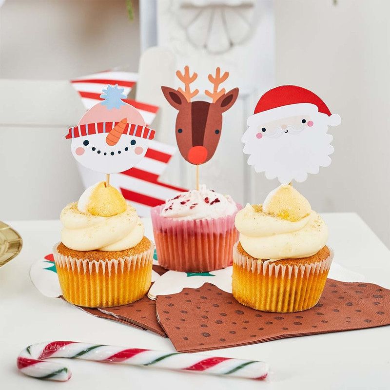 Hootyballoo - Festive Food Picks - 12pcs