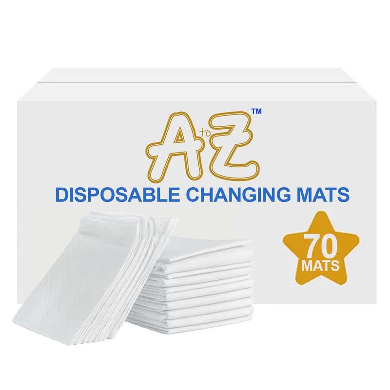 A to Z - Disposable Changing Mat - Pack of 70 - Large - White