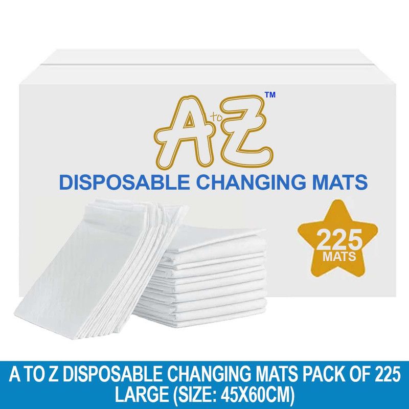 A to Z - Disposable Changing Mat - Pack of 225 - Large - White