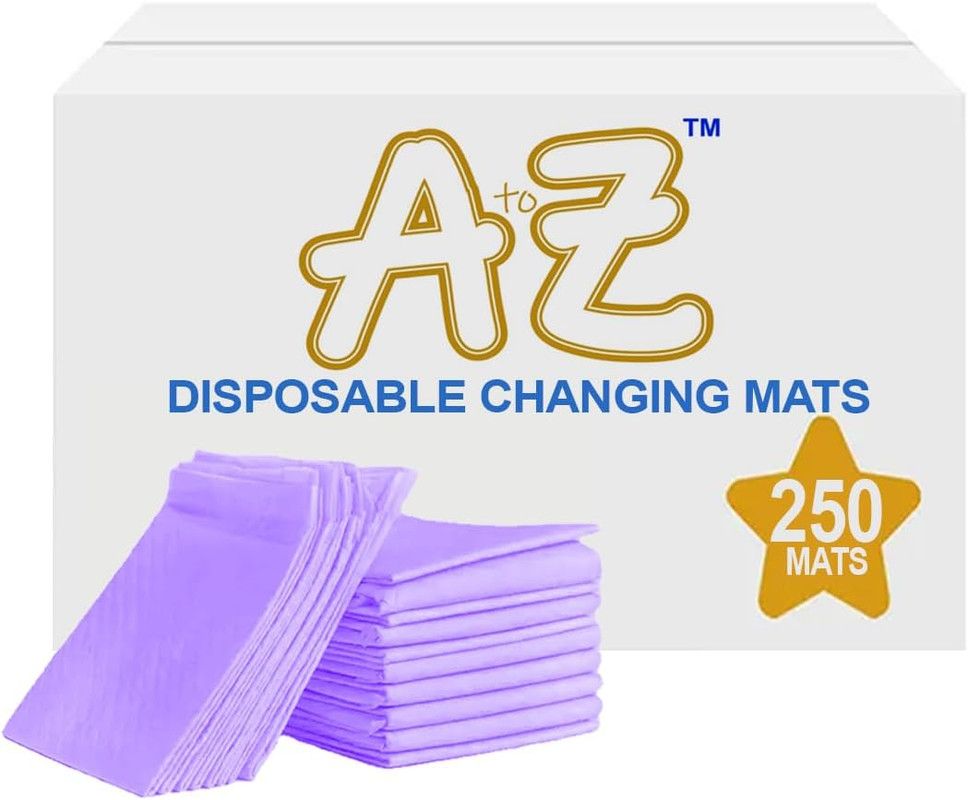 A to Z - Disposable Changing Mat - Pack of 250 - Large - Lavender