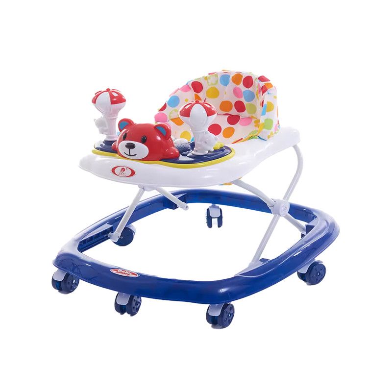 Star Babies - Baby Walker W/ Wheels - Navy Blue