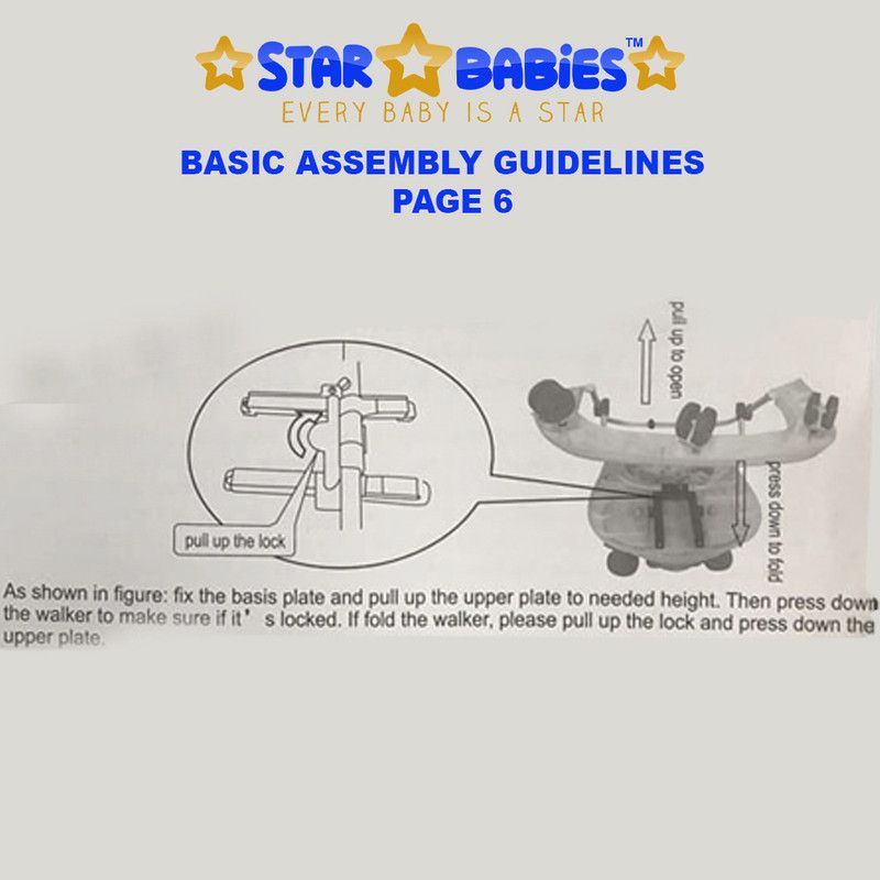 Star Babies - Baby Walker W/ Wheels - Coffee