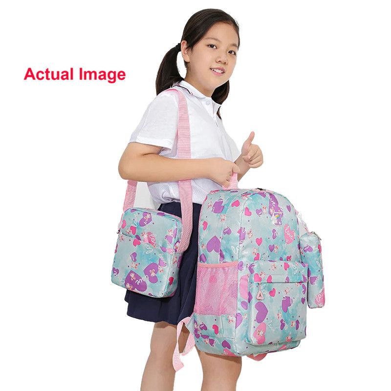 Star Babies - Kids Printed Backpack 3pcs Set - Lavender