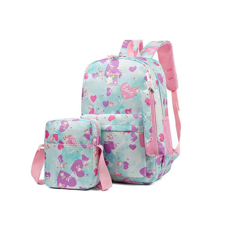 Star Babies - Kids Printed Backpack 3pcs Set - Lavender