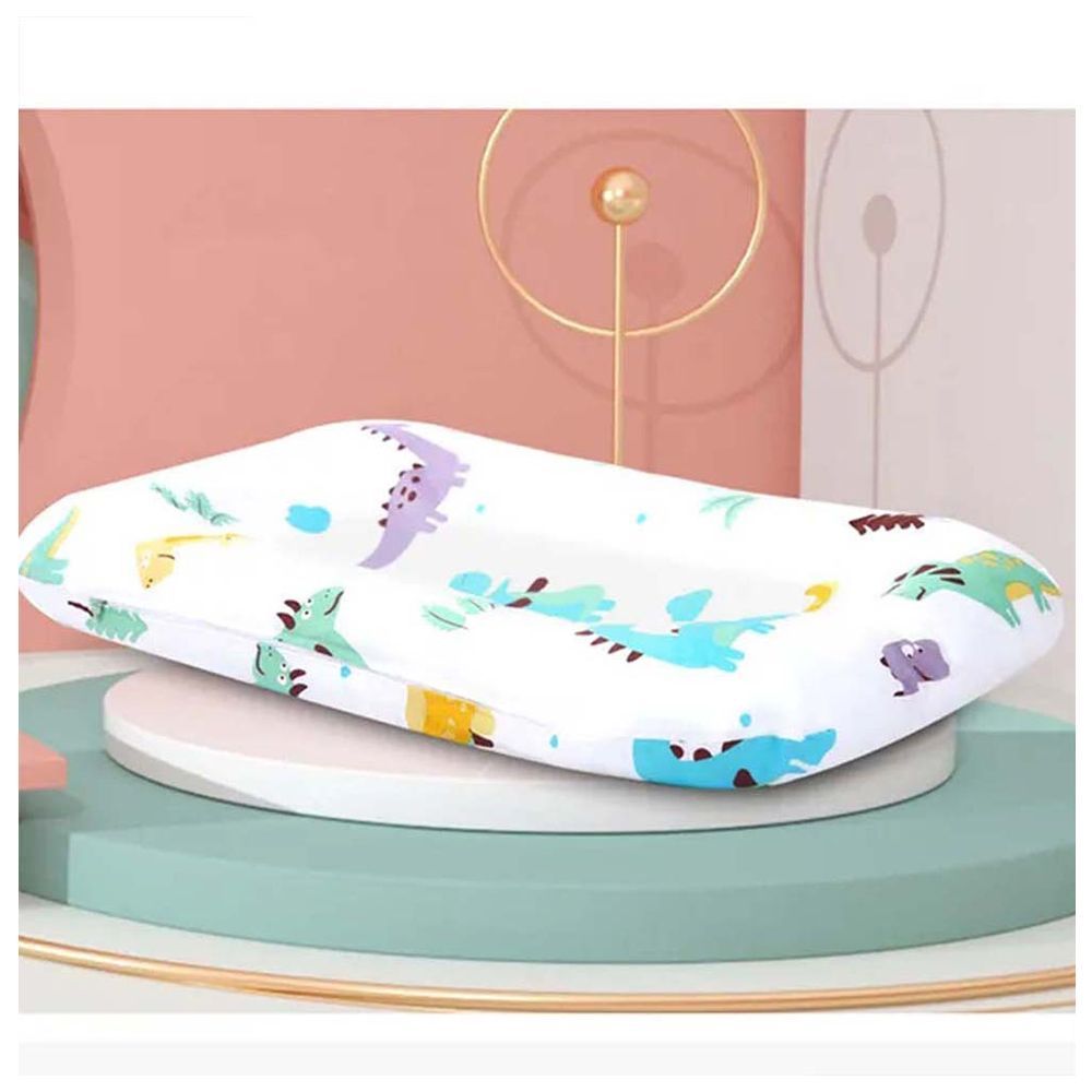 Star Babies - Bed w/ Mosquito Net & Animal Printed Changing Pad - Grey