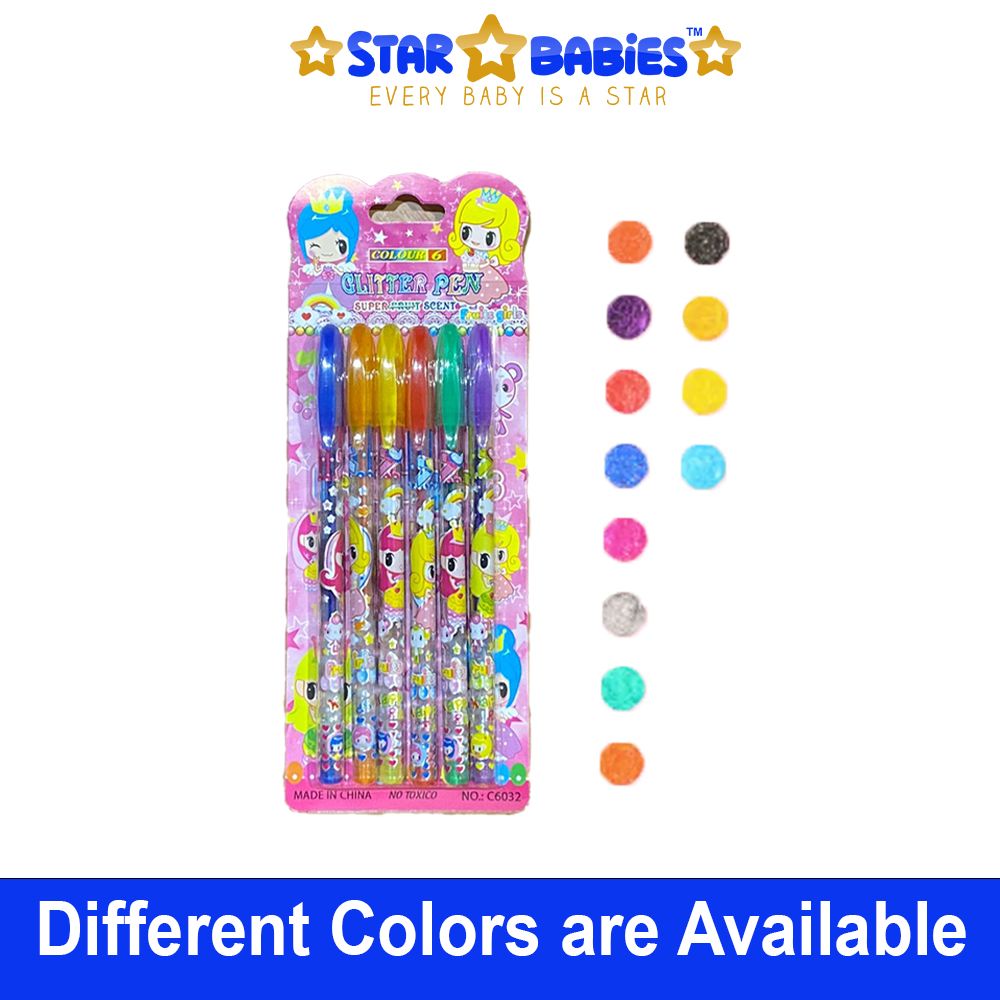 Star Babies - Glitter Pens - Pack of 6