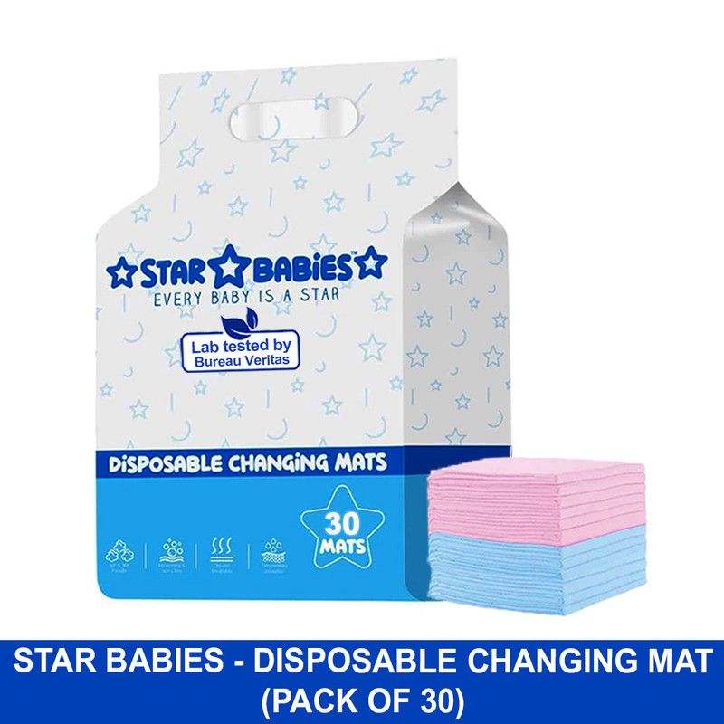 Star Babies - Disposable Changing - Multicolor - 30 Pcs