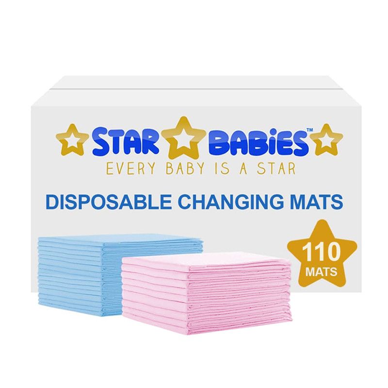 Star Babies - Disposable Changing Mats - Multicolor - 110 Pcs