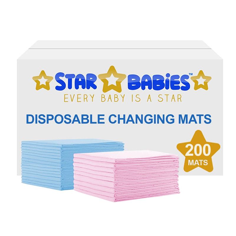 Star Babies - Disposable Changing Mats - Multicolor - 200 Pcs