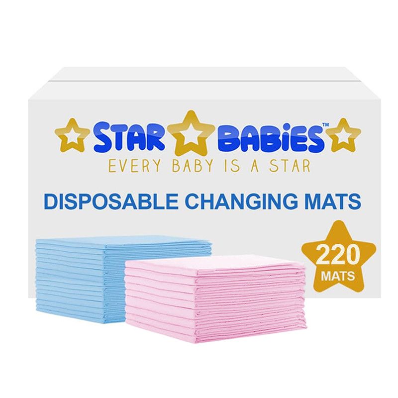 Star Babies - Disposable Changing Mats - Multicolor - 220 Pcs