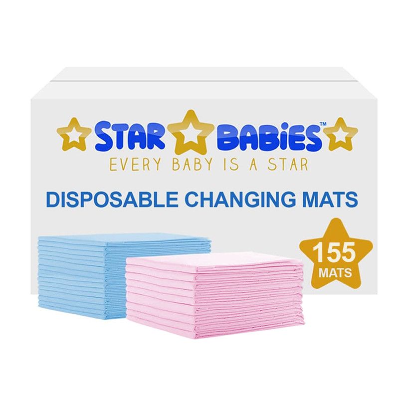 Star Babies - Disposable Changing Mats - Multicolor - 155 Pcs