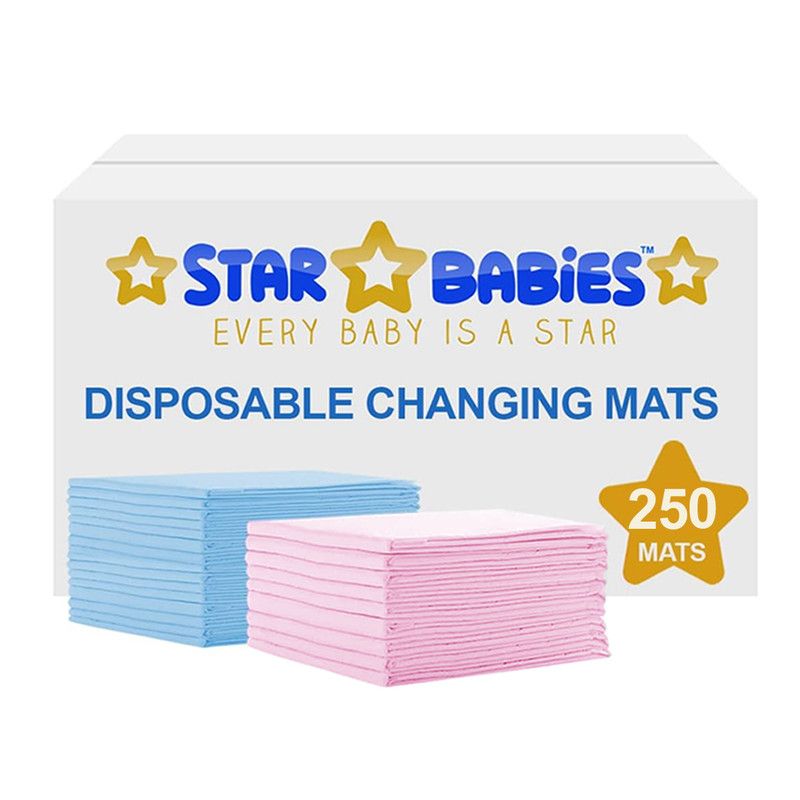 Star Babies - Disposable Changing Mats - Multicolor - 250 Pcs