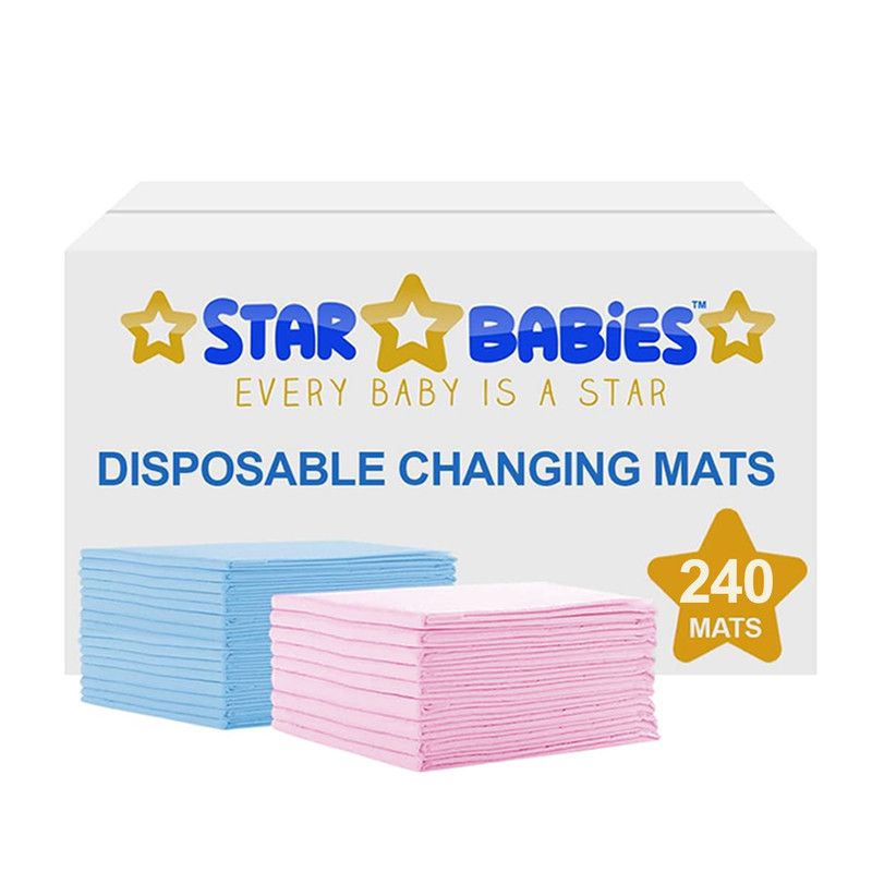 Star Babies - Disposable Changing Mats - Multicolor - 240 Pcs