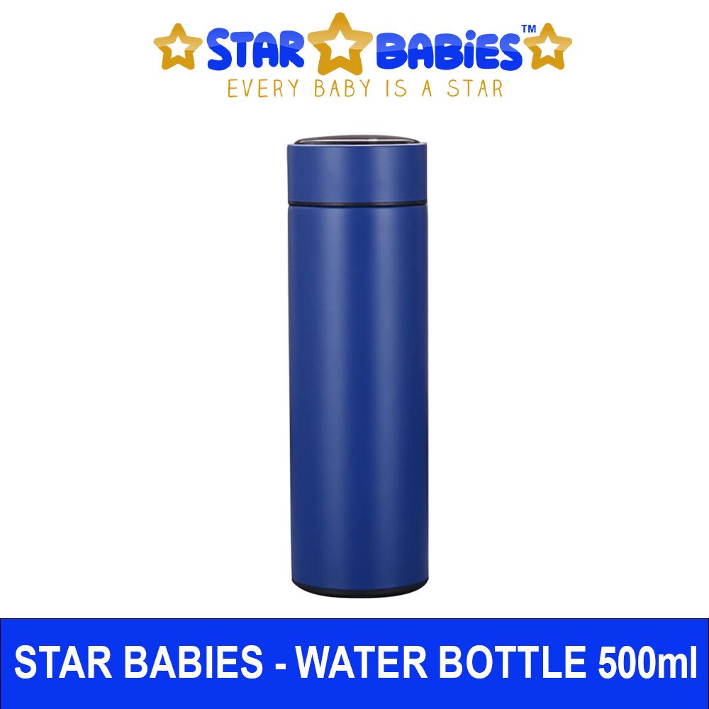 Star Babies - Insulated Stainless Steel Water Bottle - Blue - 500ml