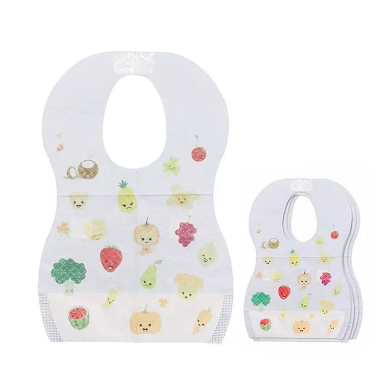 Star Babies - Disposable Bibs - Fruits - Pack of 55