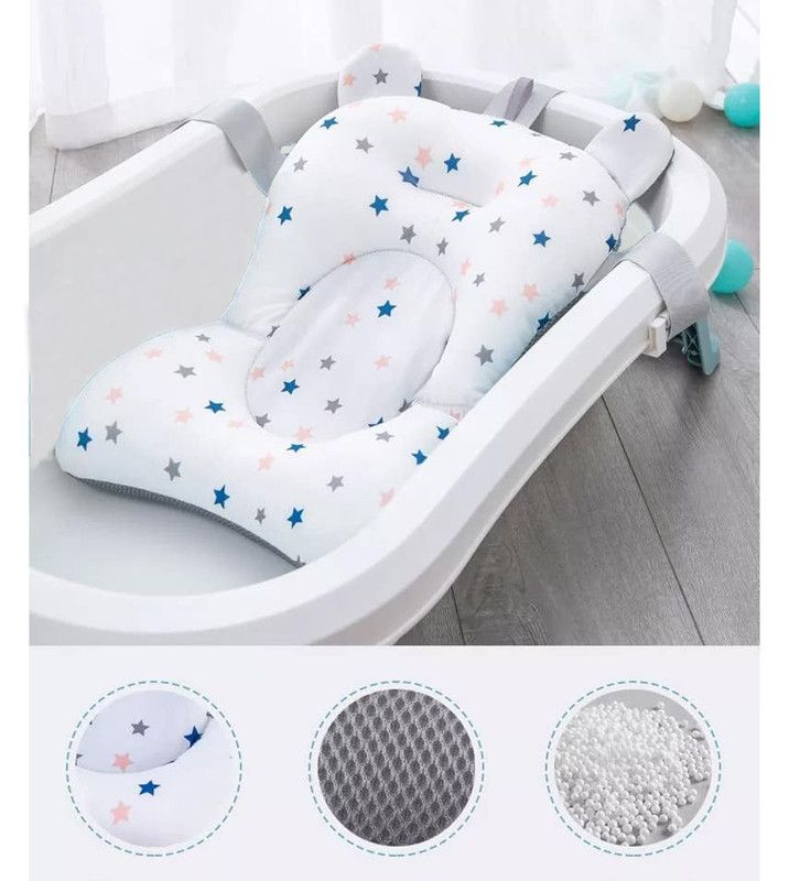 Star Babies - Sunbaby Splash Bathtub With Baby Bath Cushion - White