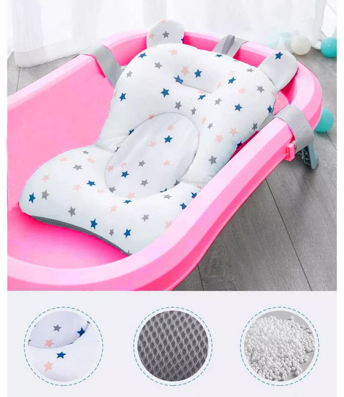 Star Babies - Sunbaby Splash Bathtub With Baby Bath Cushion - Pink