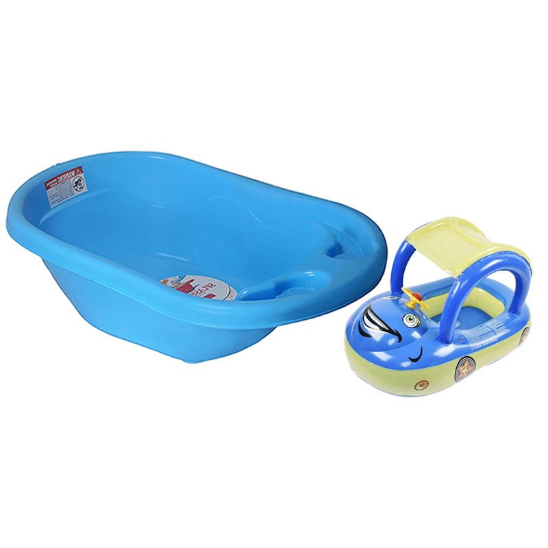 Star Babies - Sunbaby Splash Bath Tub With Baby Float - Blue