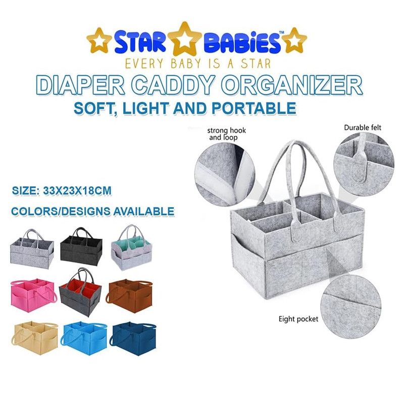 Star Babies - Baby Essentials Value Pack - Blue/Grey - 83 Pcs