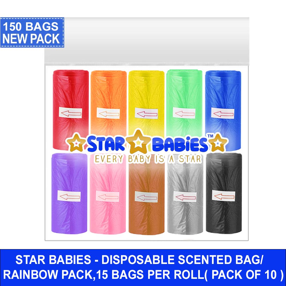 Star Babies - Scented Bags - Rainbow - Pack of 10 - 150 Pcs