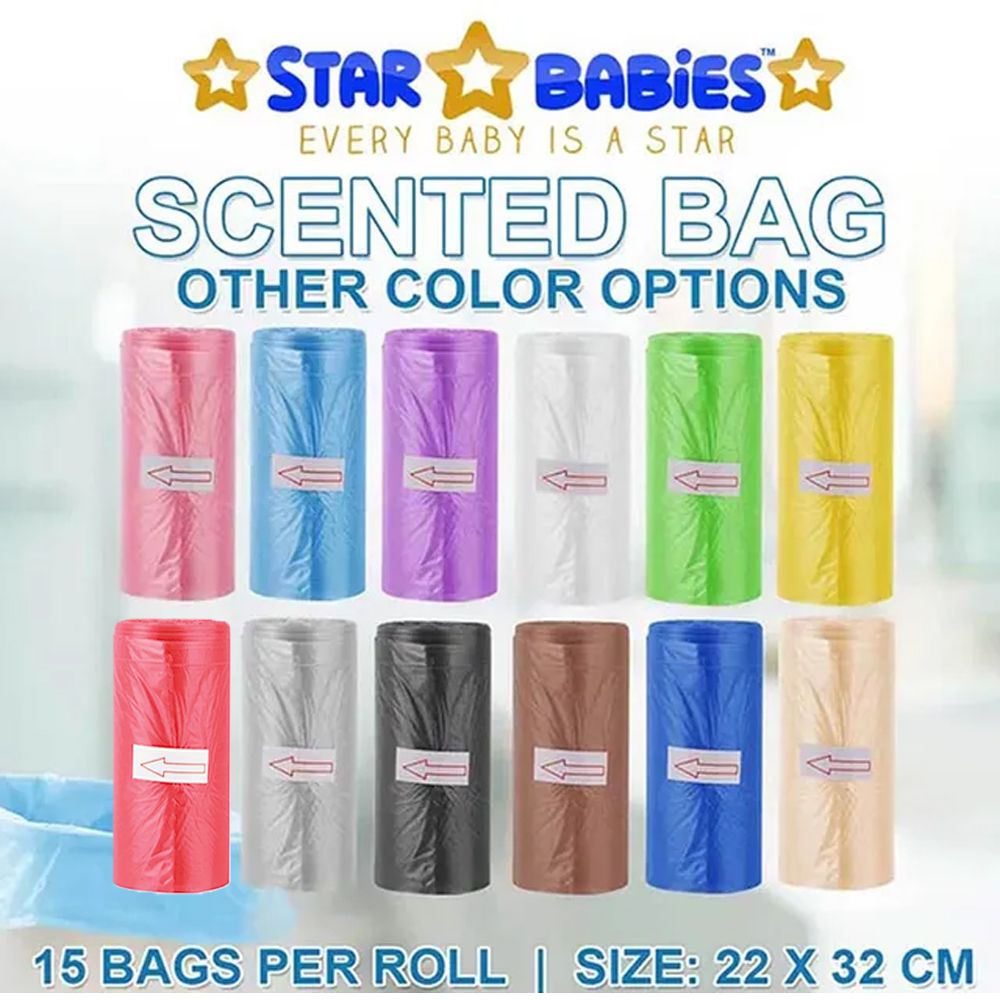 Star Babies - Scented Bags - Red - Pack of 3 - 45 Pcs