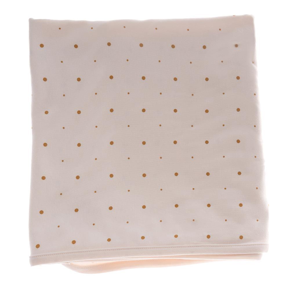 Elli Junior - Soft Bamboo Blanket w/ Golden Dots - Beige