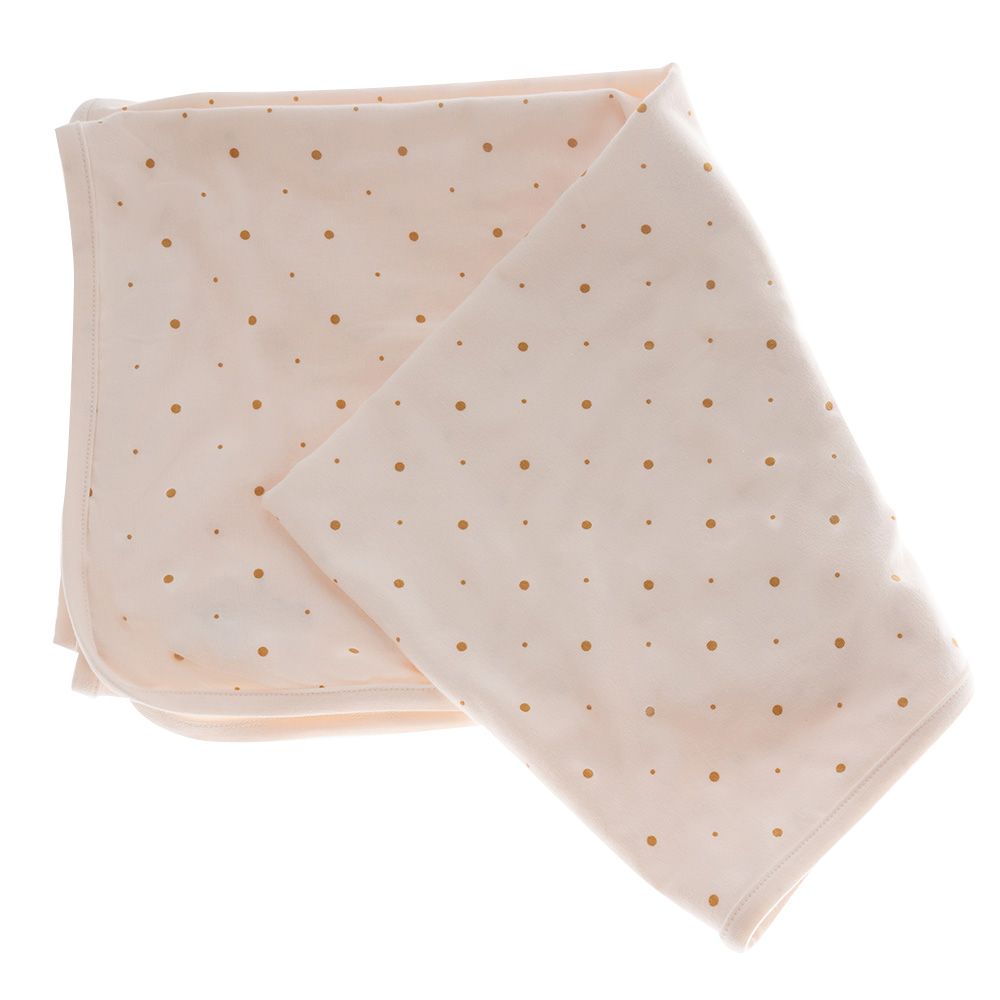 Elli Junior - Soft Bamboo Blanket w/ Golden Dots - Beige