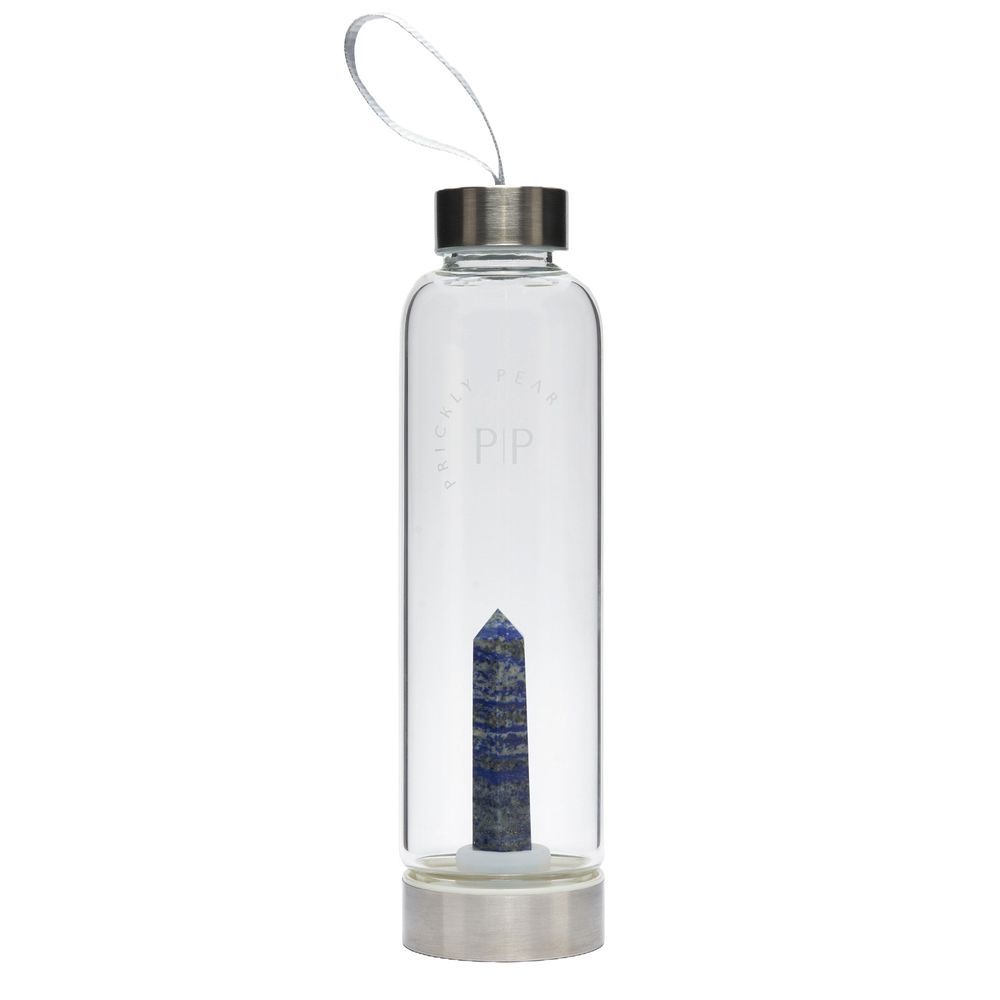 Prickly Pear - Lapis Lazuli Interchangeable Crystal Water Bottle