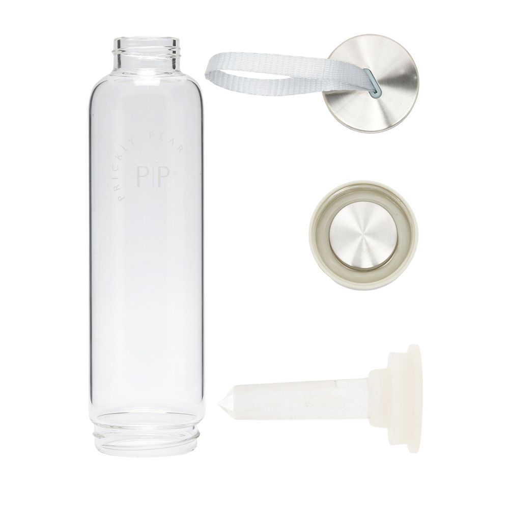 Prickly Pear - Clear Quartz Interchangeable Crystal Water Bottle