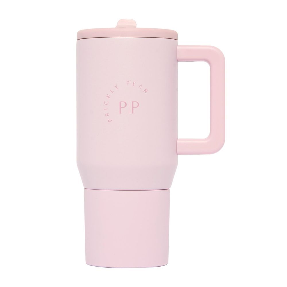 Prickly Pear - Mini Hydrator Water Bottle - Pastel Pink Logo - 591 ml