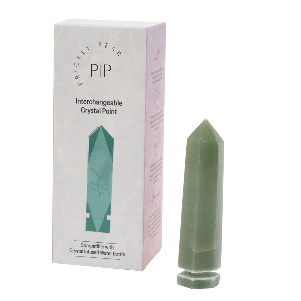 Prickly Pear - Green Aventurine Individual Interchangeable Crystal Point