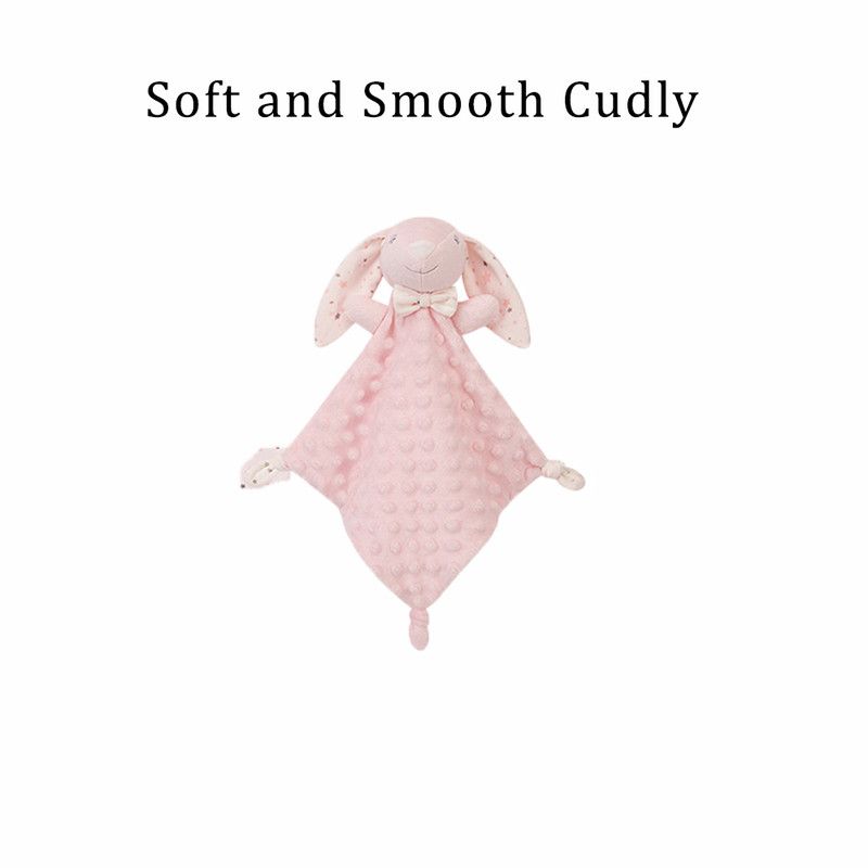 Factory Price - Danny Animal Stuffed Rabbit Comforter & Blanket Gift Set For Newborn - Pink