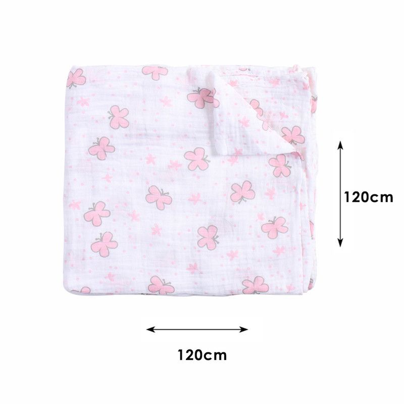 Factory Price - Swaddle Baby Gift Set - Butterfly Printed