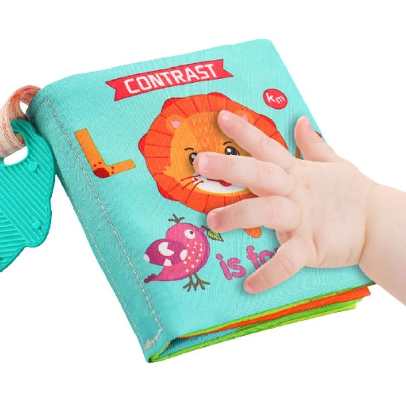 Infant Activity Cloth Book - Contrast