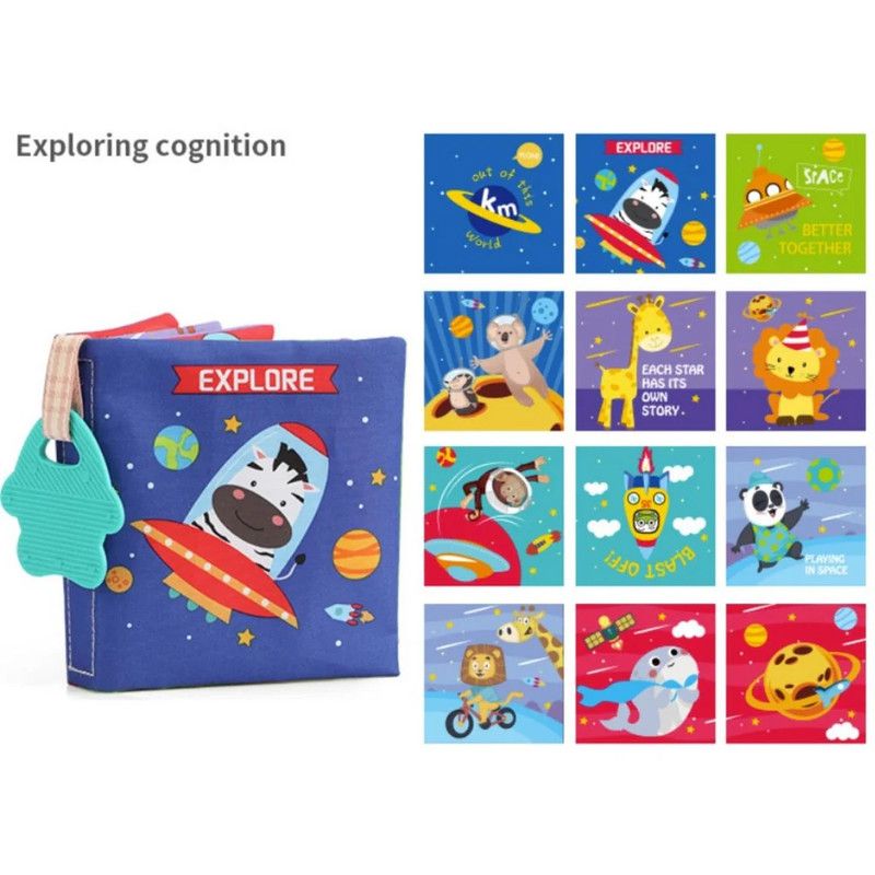 Infant Activity Cloth Book - Explore