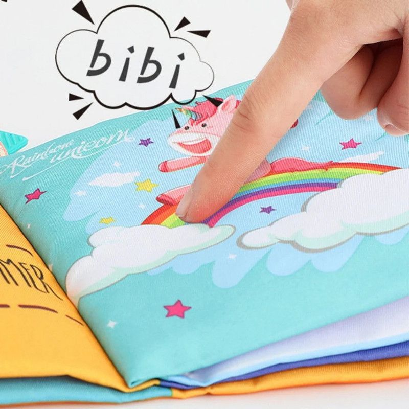 Infant Activity Cloth Book - Visual