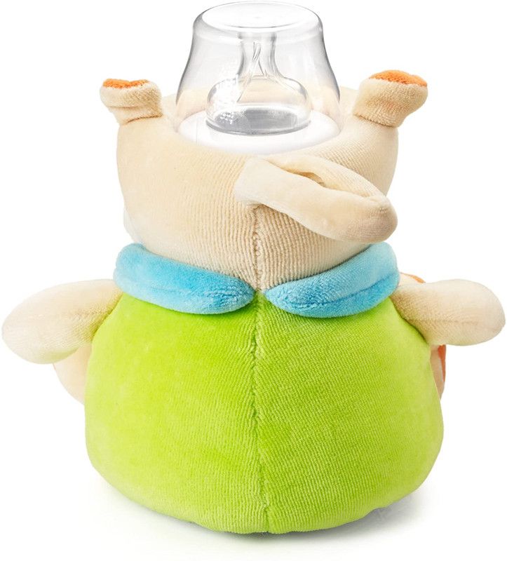 Factory Price - Plush Feeding Bottle Cover With Stuffed Animals - Hippo