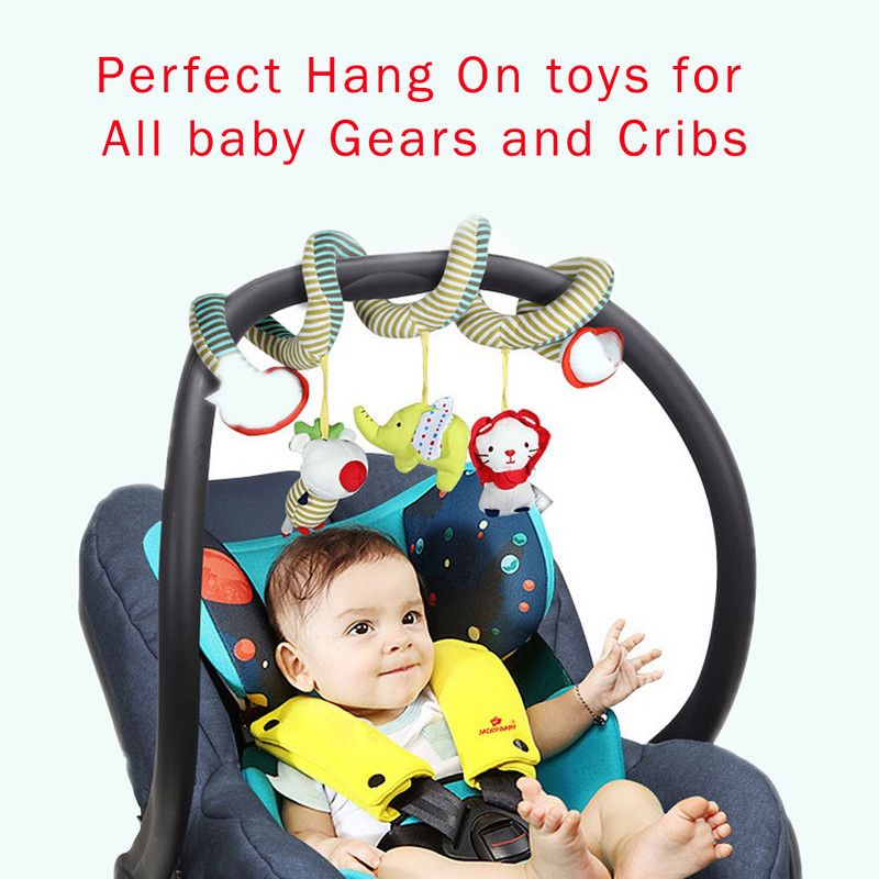 Factory Price - Hanging Spiral Animal Rattle Crib And Stroller Toy