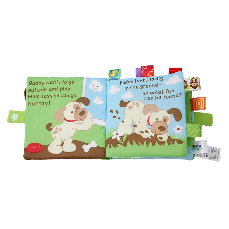 Andres Buddy Dog's Busy Day Activity Cloth Book